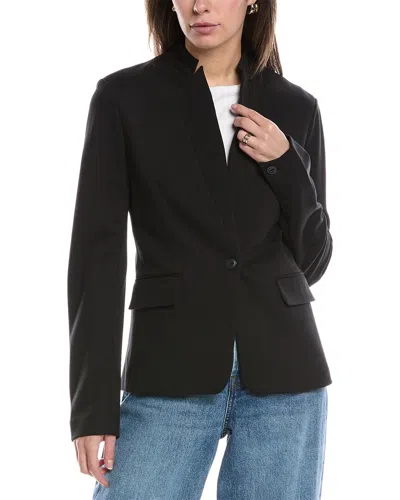 Rag & Bone Lucy Ponte Twill Blazer In Black