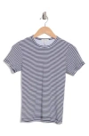 Rag & Bone Lucy Short Sleeve T-shirt In Navy Stripe