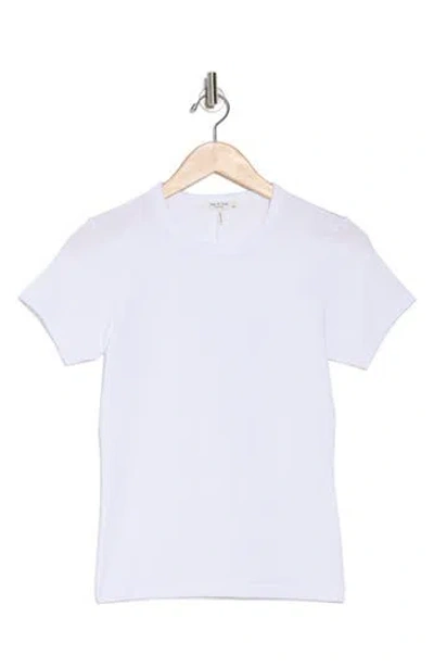 Rag & Bone Lucy Short Sleeve T-shirt In White