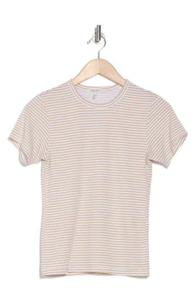 Rag & Bone Lucy Short Sleeve T-shirt In Neutral
