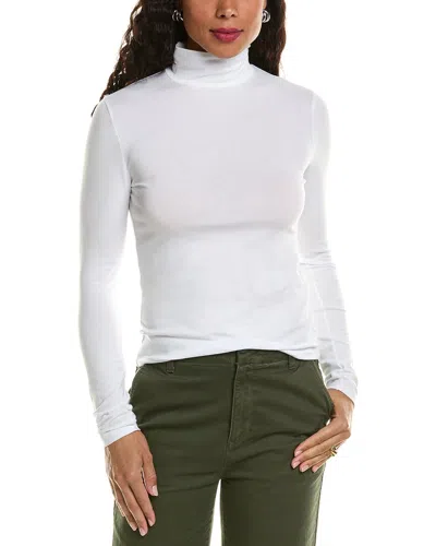 Rag & Bone Lucy Turtleneck Top In White