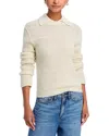 Rag & Bone Madix Polo Sweater In Ivory