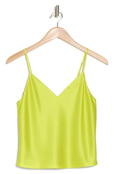 Rag & Bone Mallory Satin Camisole In Limegrn