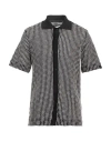 Rag & Bone Man Shirt Black Size L Polyester, Cotton In Black