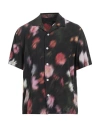 Rag & Bone Man Shirt Black Size L Viscose In Black
