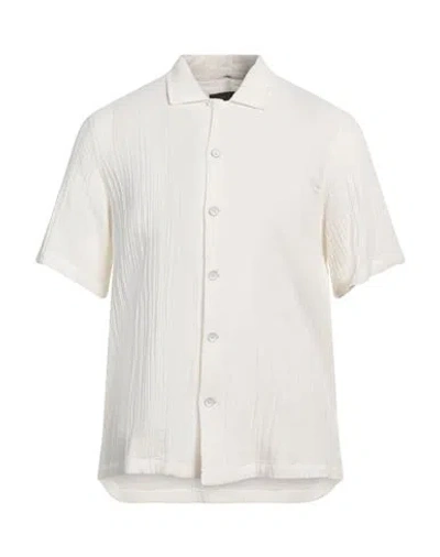 Rag & Bone Man Shirt Ivory Size L Cotton In White