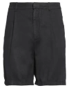 Rag & Bone Elliot Shorts Aus Leinen Mit Falten In Black