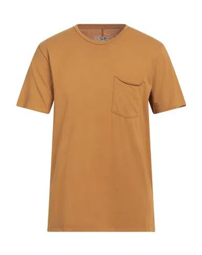 Rag & Bone Man T-shirt Mustard Size S Organic Cotton In Yellow