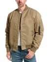 Rag & Bone Icons Manston Recycled Nylon Bomber Jacket In Green