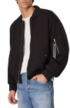Rag & Bone Cotton-blend Bomber Jacket In Black