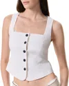 Rag & Bone Mariana Linen Vest White In White