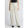 Rag & Bone Marianne Pinstripe Ponte Pants In Ivory Stripe