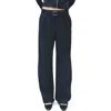 Rag & Bone Marianne Pinstripe Ponte Pants In Navy Stripe