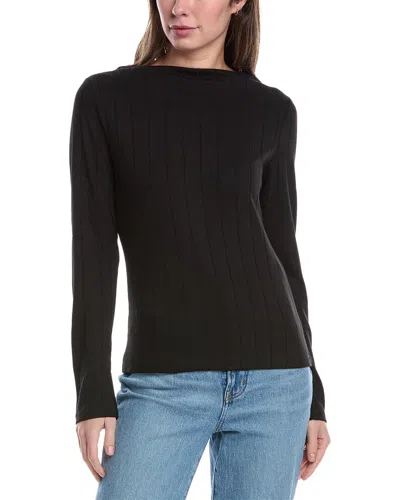 Rag & Bone Marie Wide Rib Top In Black