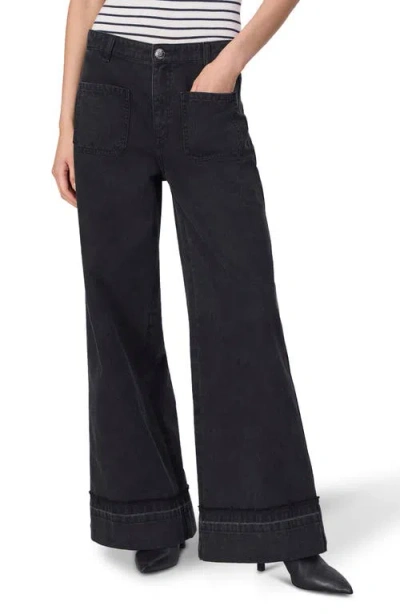 Rag & Bone Marina Wide-leg Jeans In Black