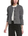 Rag & Bone Marisa Tweed Jacket In Black