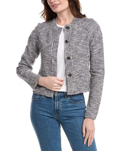 Rag & Bone Marisa Tweed Jacket In Blue