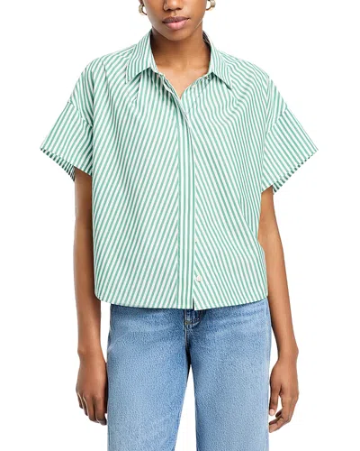 RAG & BONE RAG & BONE MARTHA STRIPED POPLIN SHIRT