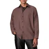 Rag & Bone Matthew Cotton Blend Flannel Button-up Shirt In Brown Plaid