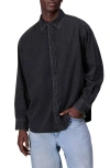 Rag & Bone Denim Shirt In Washed Black