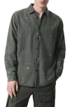 Rag & Bone Men's Finch Splatter Denim Shirt In Painted Ch