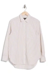 Rag & Bone Max Button Up Shirt In Neutral