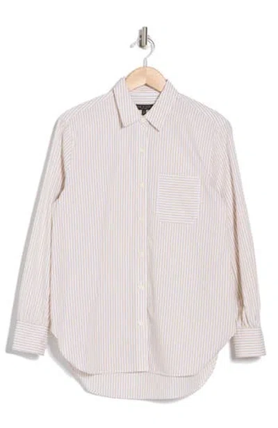 Rag & Bone Max Button Up Shirt In Neutral