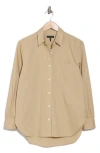 Rag & Bone Max Button Up Shirt In Tan