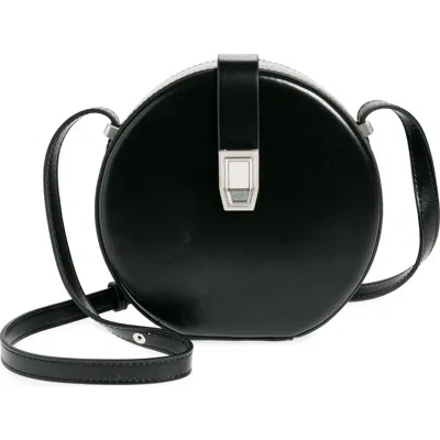 Rag & Bone Max Circular Leather Crossbody Bag In Blk