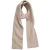Rag & Bone Max Slim Wool Scarf In Off White