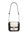 Rag & Bone Women's Small Max Leather & Canvas Crossbody Bag In Antique White/black