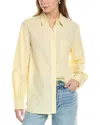 Rag & Bone Maxine Womens Cotton Striped Button-down Top