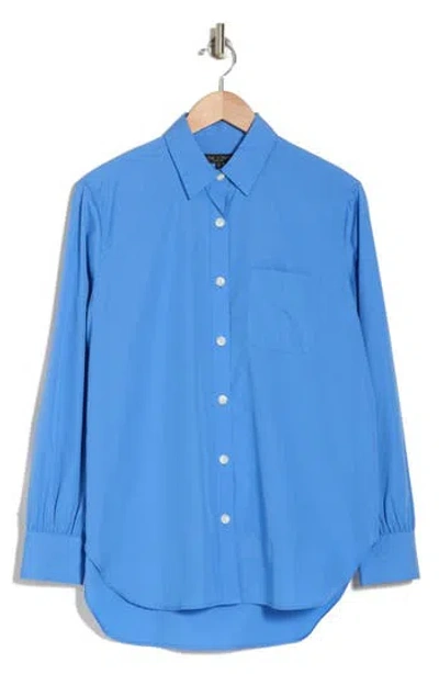 Rag & Bone Maxine Button-up Shirt In Seablu