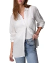 Rag & Bone Maxine Linen Button-up Shirt In White
