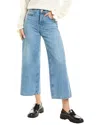 Rag & Bone Miramar Andi High Waist Ankle Wide Leg Cotton Terry Sweatpant Jeans In Blue