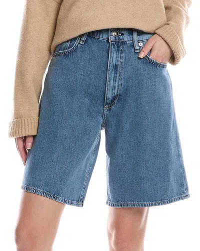 Rag & Bone Knee-length Denim Shorts In Blue
