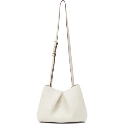 Rag & Bone Medium Bloom Leather Crossbody Bag In Antique White