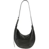 Rag & Bone Medium Mercer Leather Hobo Bag In Black