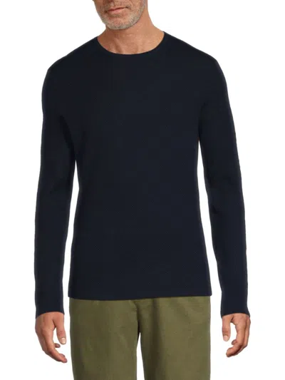 Rag & Bone Men's Bennet Crewneck Sweater In Navy