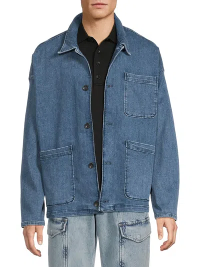 Rag & Bone Men's Chore Drop Shoulder Denim Jacket