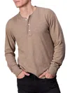 Rag & Bone Classic Flame Henley Tee In Desert