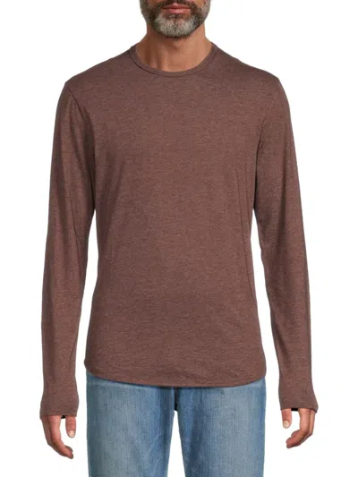 Rag & Bone Men's Haydon Long Sleeve T-shirt In Rum Raisin