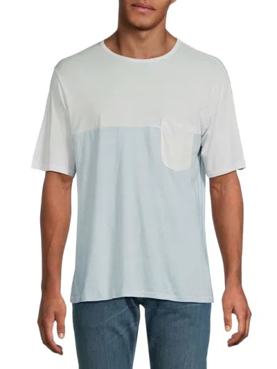 Rag & Bone Men's Lawrence Colorblock Pima-cotton Pocket T-shirt