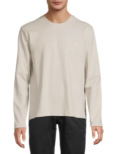 Rag & Bone Men's Lewis Solid Long-sleeve T-shirt In Dark Grey
