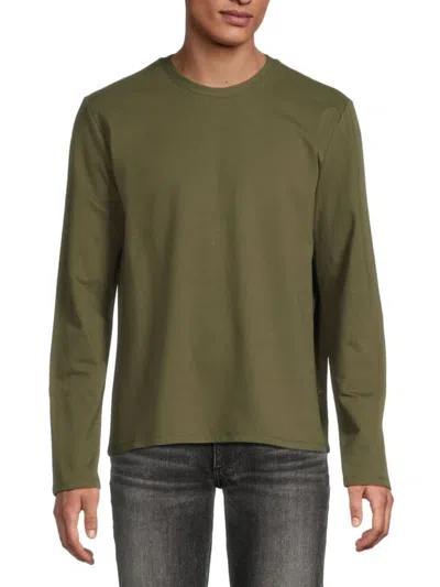 Rag & Bone Men's Lewis Solid Long-sleeve T-shirt In Olive