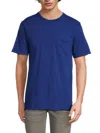 Rag & Bone Men's Miles Cotton Jersey Tee In Mid Blue