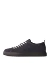 Rag & Bone Gray Perry Lace Up Sneakers In Charcoal