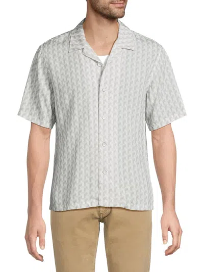RAG & BONE RAG & BONE MEN'S AVERY PRINT CAMP SHIRT
