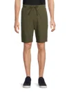 Rag & Bone Men's Reade Drawstring Shorts In Olive
