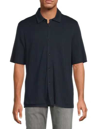 Rag & Bone Men's Solid Cotton Shirt
